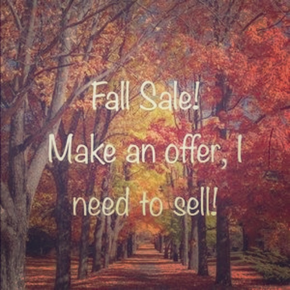 Fall Sale!!